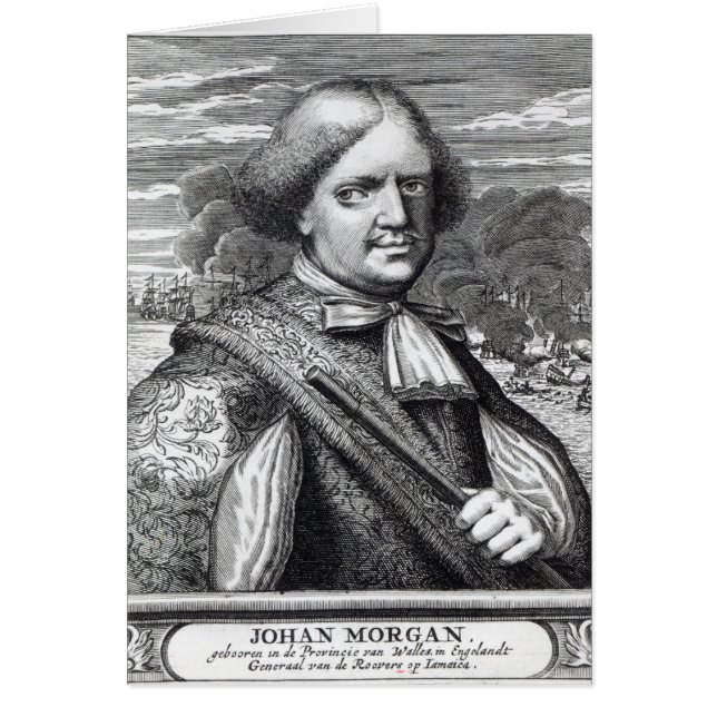 Henry Morgan, 1678 Hälsningskort (Framsidan)