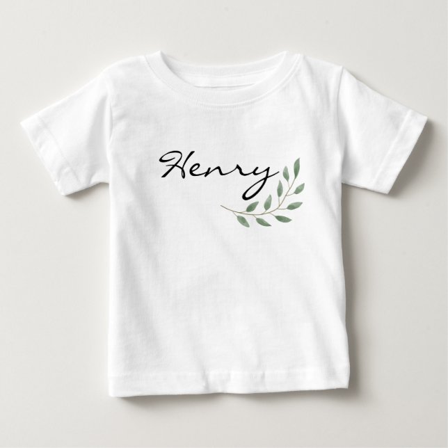Henry Namn Reveal Clothing Nature Löv Botanical T Shirt (Framsida)
