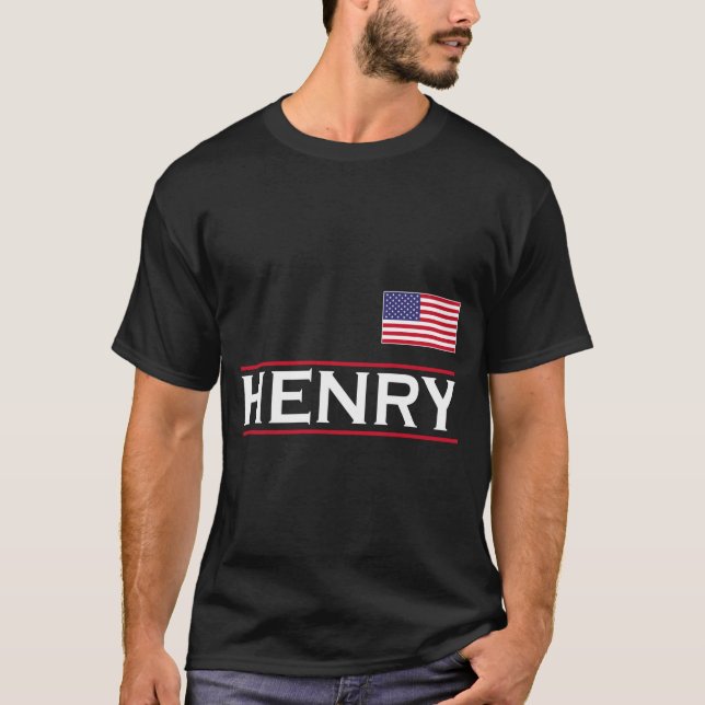 Henry namn rolig födelsedagspresent idé prestation t shirt (Framsida)