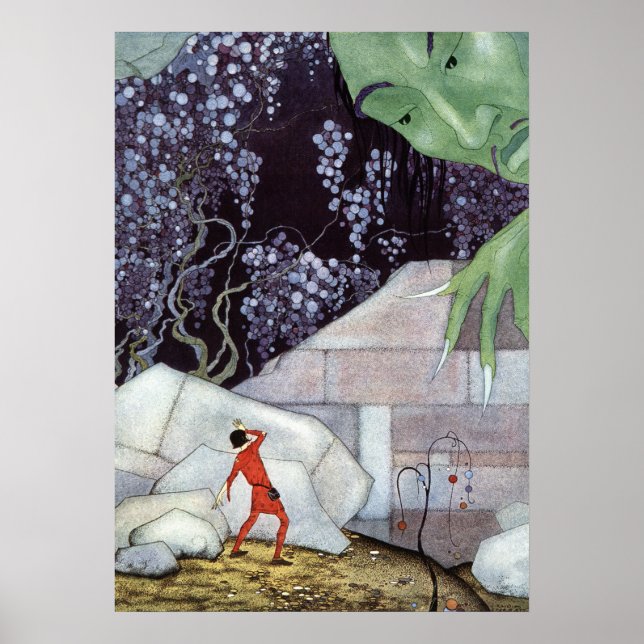 Henry och Giant av Virginia Frances Sterrett Poster (Framsidan)
