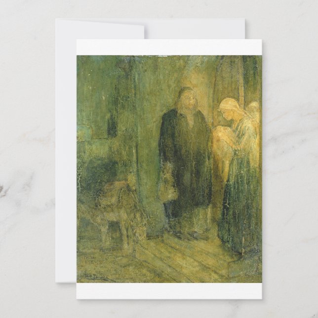 Henry Ossawa Tanner - Avgång till Egypten (vid Inbjudningar (Framsida)