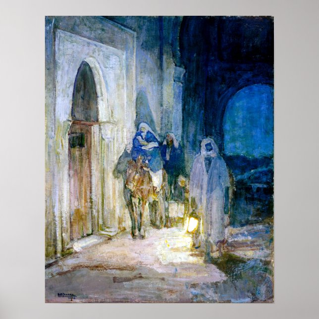 Henry Ossawa Tanner Flight in Egypten Poster (Framsidan)