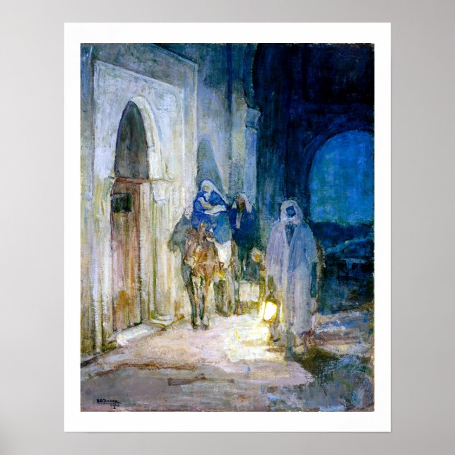 Henry Ossawa Tanner Flight in Egypten Poster (Framsidan)