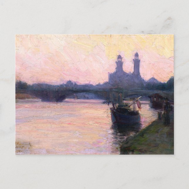 Henry Ossawa Tanner Seine Vykort (Framsida)