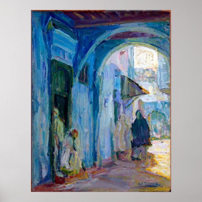 Henry Ossawa Tanner Street i Tangier Poster (Framsidan)