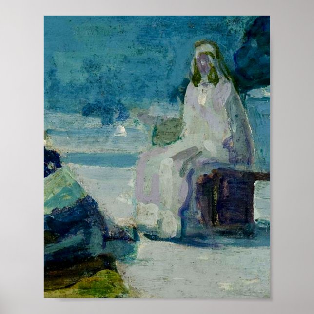 Henry Ossawa Tanner Study for Christ and Nicodemus Poster (Framsidan)