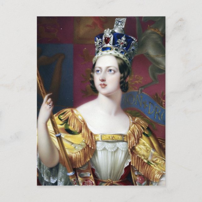 Henry Pierce Bone Queen Victoria Vykort (Framsida)