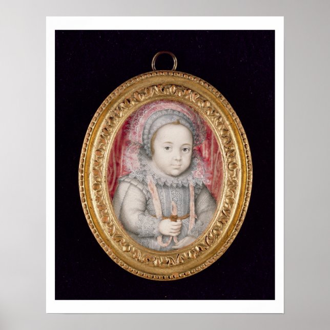 Henry, prins of Wales (miniature porträtt) Poster (Framsidan)