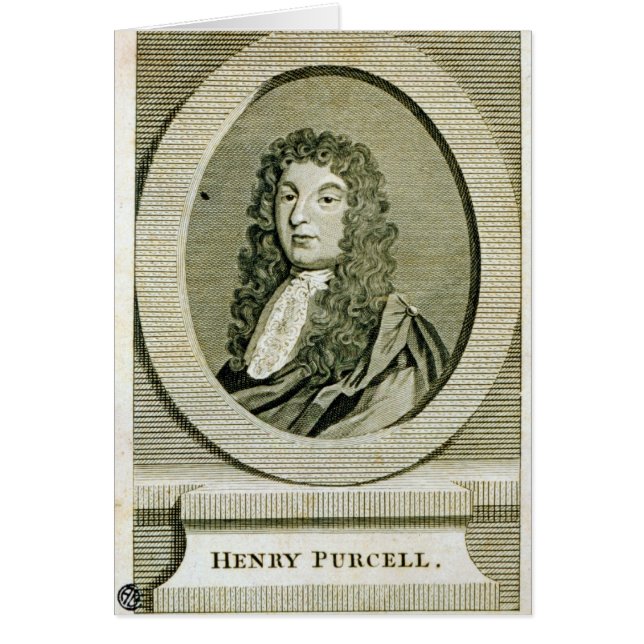 Henry Purcell, Hälsningskort (Framsidan)
