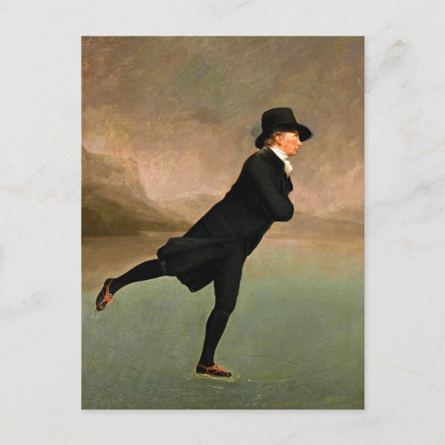 Henry Raeburn, Skating Minister (c 1790) Vykort (Framsida)