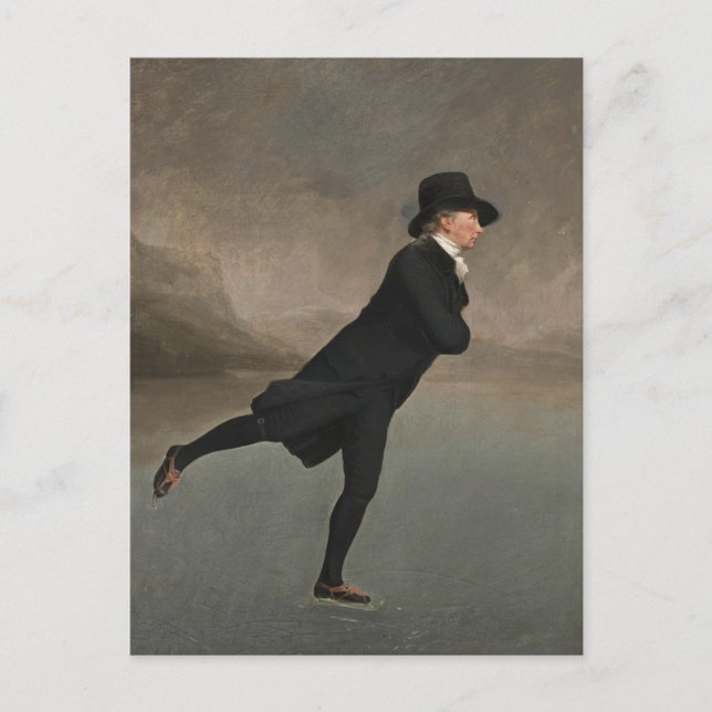 Henry Raeburn - Skating Minister Postcard Vykort (Framsida)