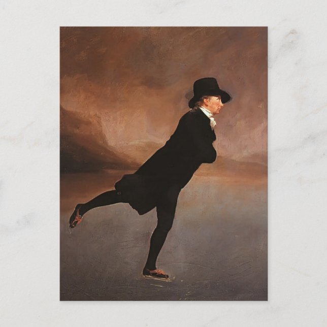 Henry Raeburn- Skating Minister Vykort (Framsida)