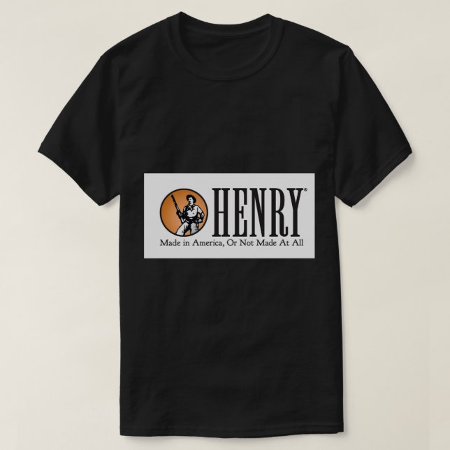 Henry Repeat Arm Logotyp Sticker T Shirt (Design framsida)