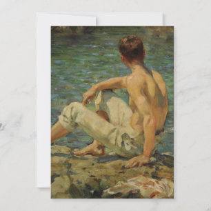 Henry Scott Tuke Guld och Grönt Inbjudningar