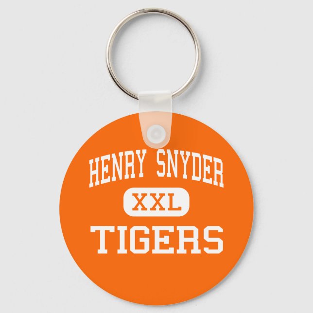 Henry Snyder - Tigers - High - Jersey City Nyckelring (Framsida)