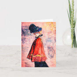 Henry Somm - Elegant i Red Cape Kort