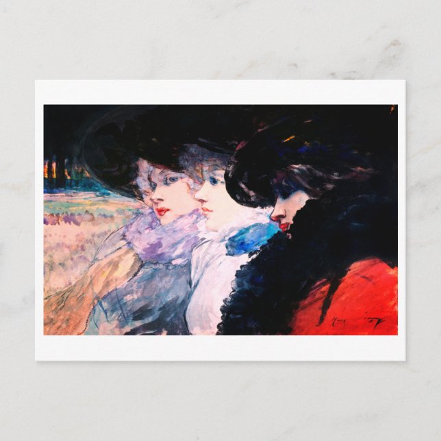 Henry Somm Postcard Vykort (Framsida)