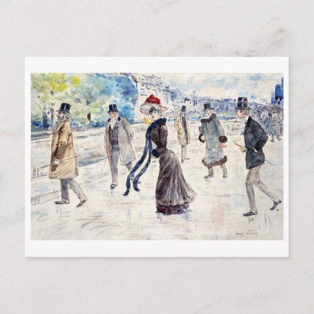 Henry Somm Postcard Vykort (Framsida)