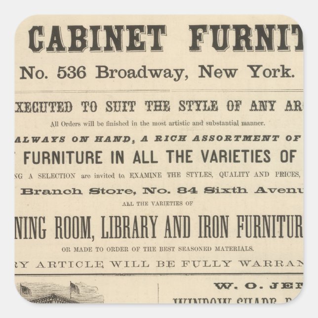 Henry Stoney Fyrkantigt Klistermärke (Framsida)