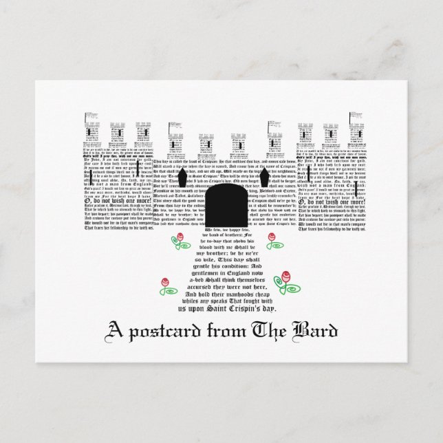 Henry V vycard Vykort (Framsida)