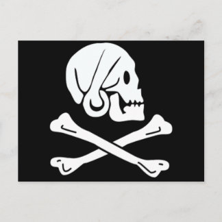 Henry Varje autentisk pirat flagga Vykort