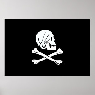 Henry Varje Flagga Pirat Flagga Poster