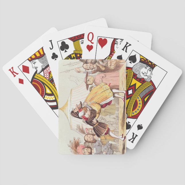 Henry VIII (1491-1547) och Francis mig av Casinokort (Baksidan)
