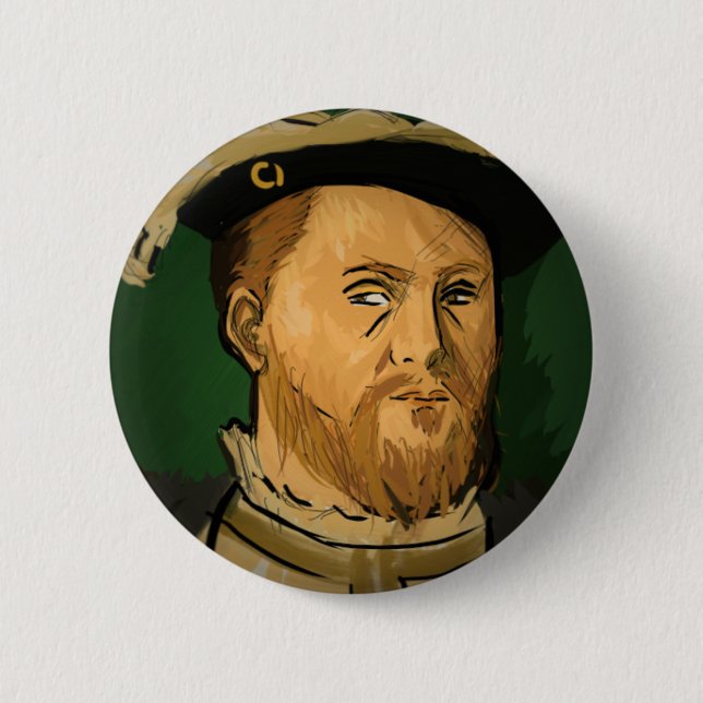 Henry VIII Badge Knapp (Framsida)