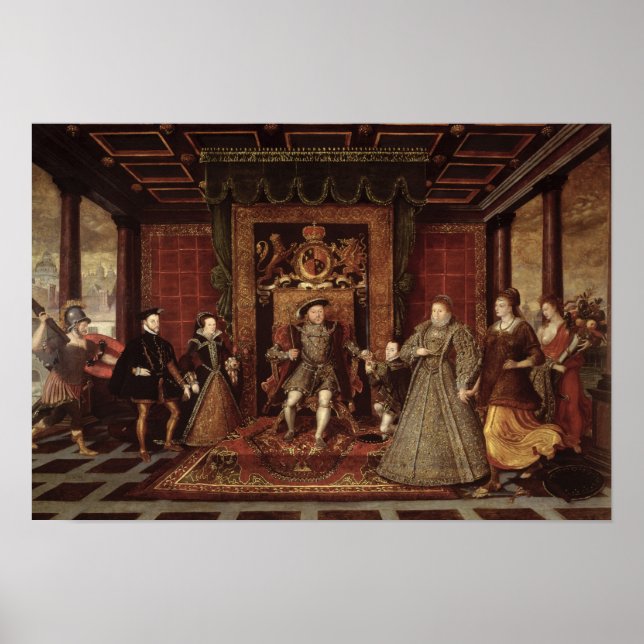 Henry VIII-familjen: Poster (Framsidan)
