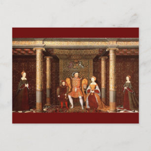 Henry VIII-familjen Vykort