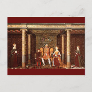 Henry VIII-familjen Vykort