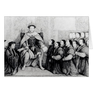 Henry VIII Hälsningskort