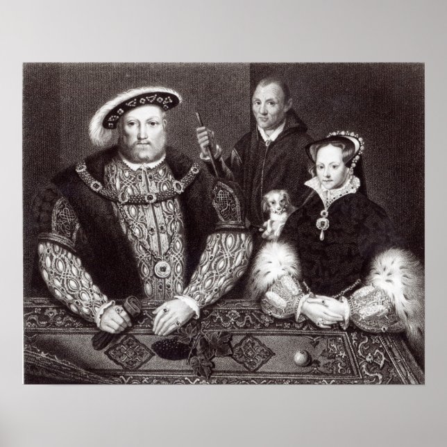 Henry VIII, hans dotter Queen Mary Poster (Framsidan)