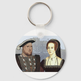 Henry VIII och Ann Boleyn Nyckelring