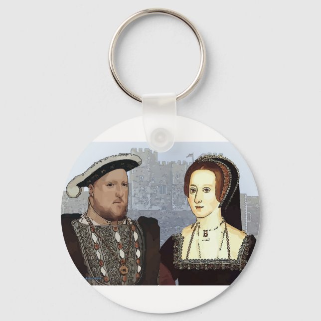 Henry VIII och Ann Boleyn Nyckelring (Framsida)