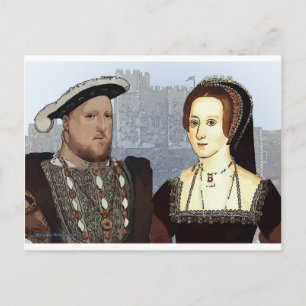 Henry VIII och Ann Boleyn Vykort