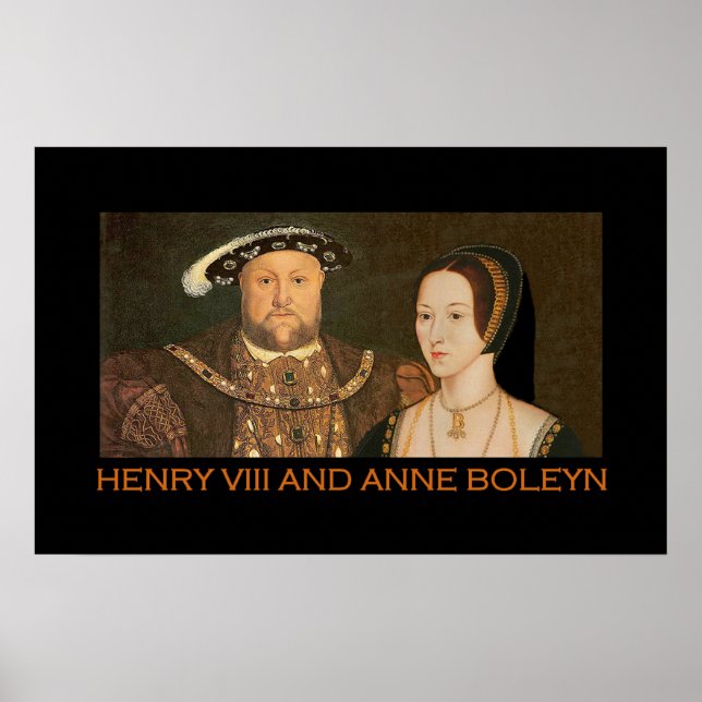 Henry VIII och Anne Boleyn 2 Poster (Framsidan)