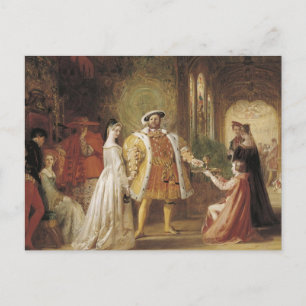 Henry VIII och Anne Boleyn Vykort