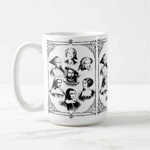 Henry VIII och hans mugg för sex fruar