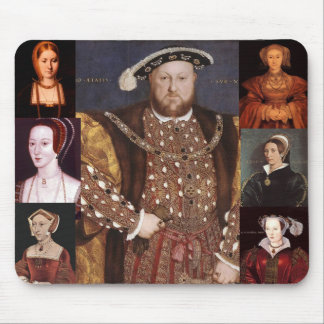 Henry VIII och hans sex fruar Mousepad Musmatta