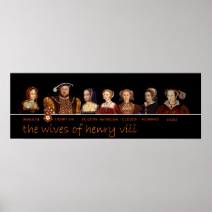 Henry VIII och hans sex fruar Poster