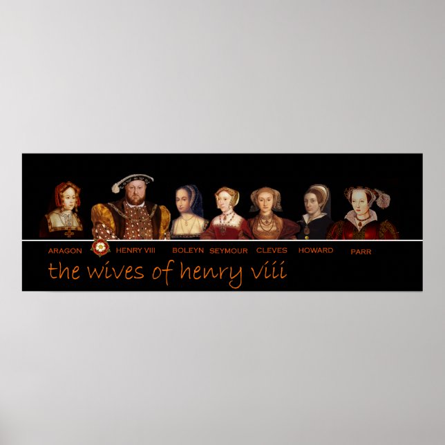 Henry VIII och hans sex fruar Poster (Framsidan)