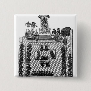 Henry VIII och parlament i 1523 Knapp
