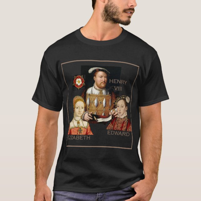 Henry VIII och ungar Edward och Elizabeth Tröja (Framsida)