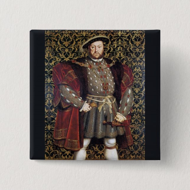 Henry VIII Porträtt Knapp (Framsida)