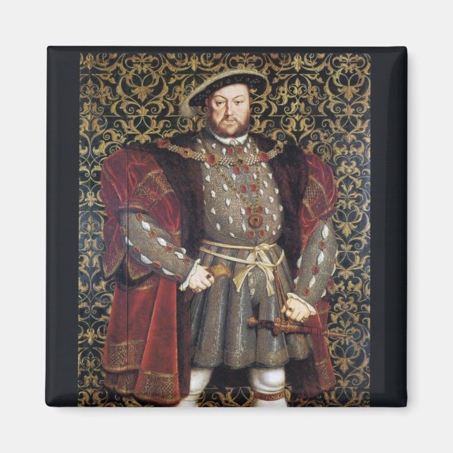 Henry VIII Porträtt Magnet (Framsidan)