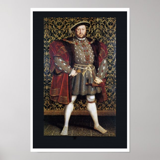Henry VIII Porträtt Poster (Framsidan)