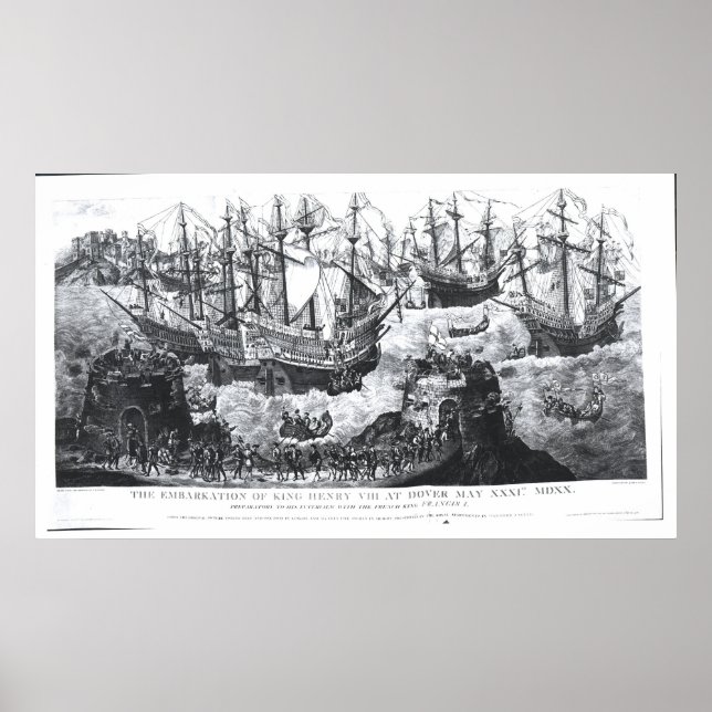 Henry VIII:s sändebud i Dover Poster (Framsidan)