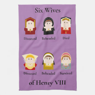 Henry VIII Sex Wives, Tudor Kökshandduk