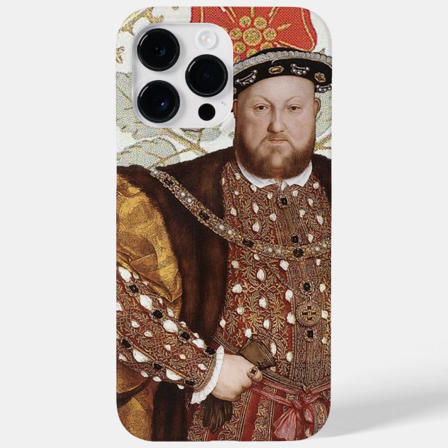 Henry VIII Tudor Kung of England Phone Case (Baksida)
